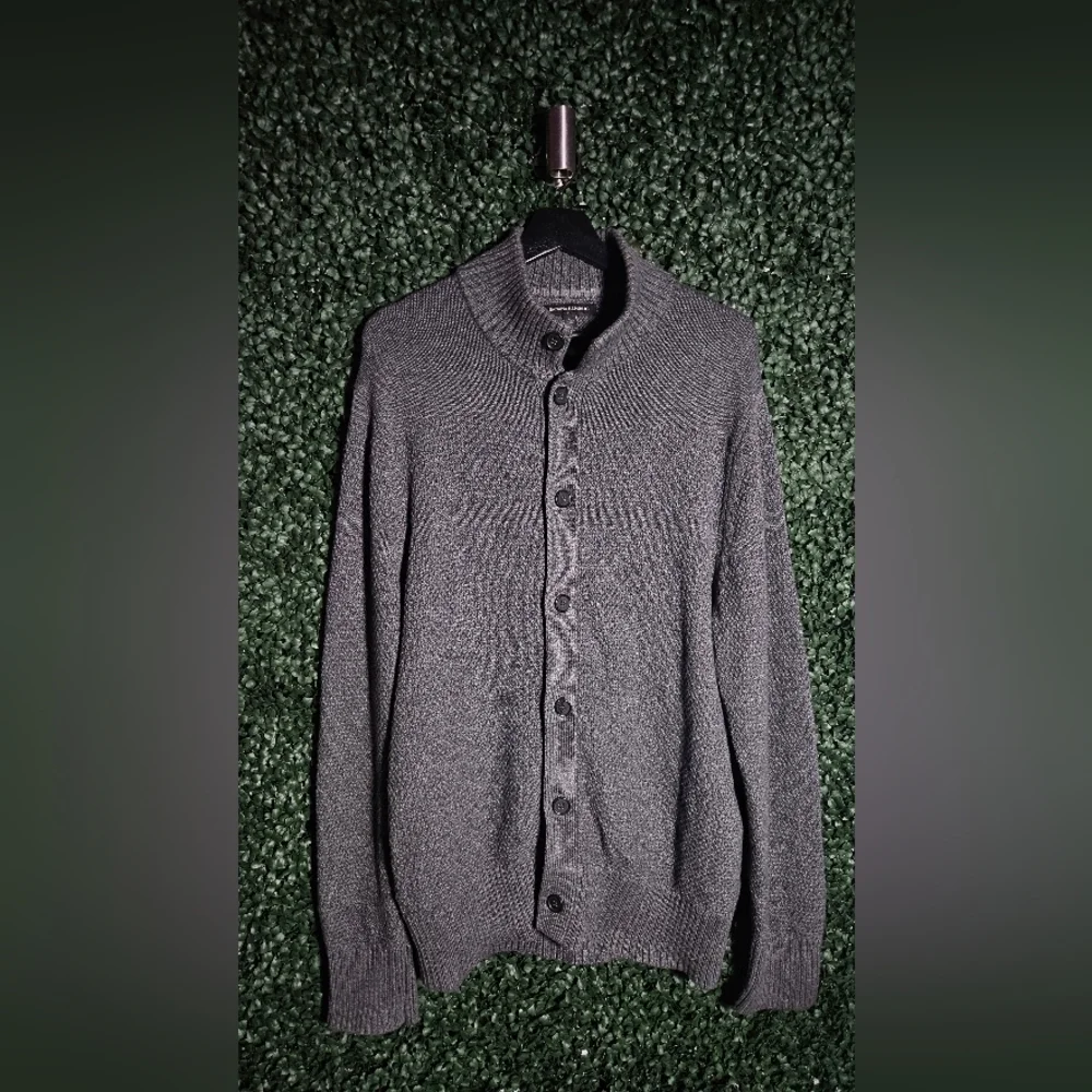 Banana Republic Gray Cardigan Sweater Knit Long Sleeve